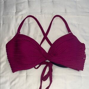 ROBIN PICCONE - Women’s Bikini Set in Rich Purple/Fuschia